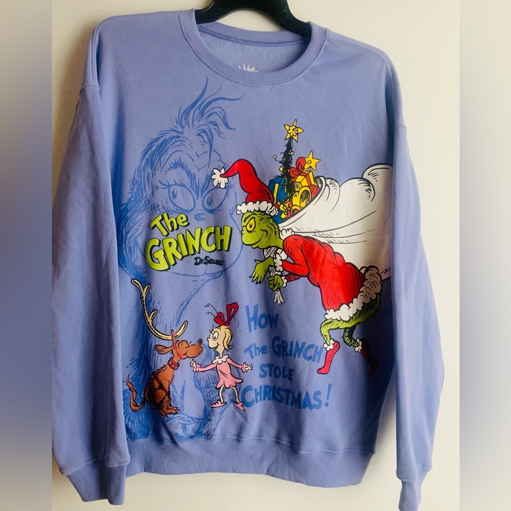 Christmas Grinch Sweatshirt size XL
